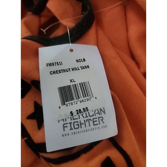 NWT American Fighter Orange Heather Tank Chestnut Premium XL Affliction CR10 - Picture 3 of 6